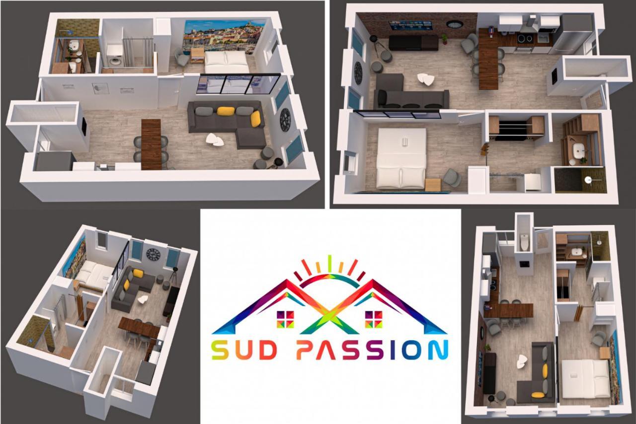 Sud Passion - Fada Vieux Port - Calme - Linge De Qualite - Lit King Size - Fibre Apartment Marseille Bagian luar foto